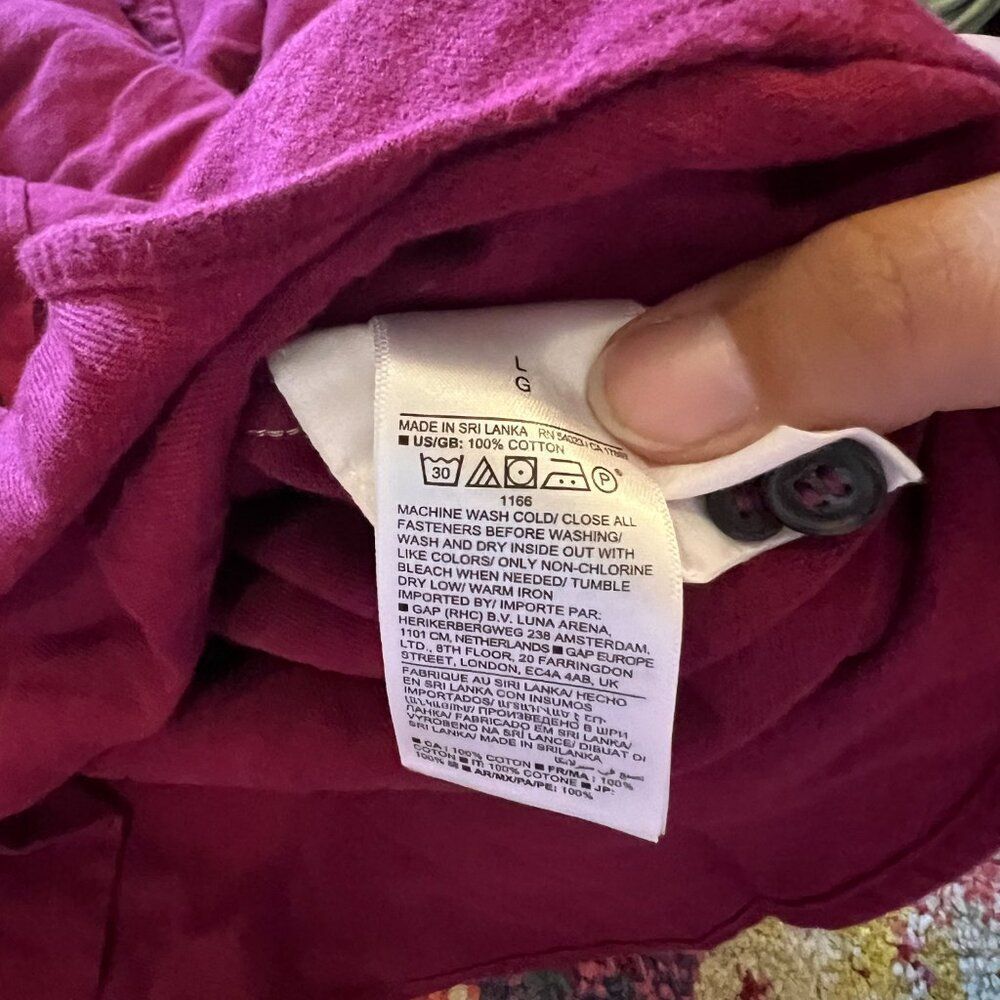 NWT BR large button down top - Picture 7 of 12
